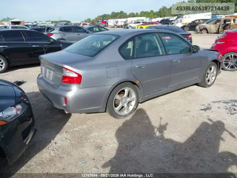2008 Subaru Legacy 2.5 I Limited Package VIN 4S3BL626387214438 фото 4