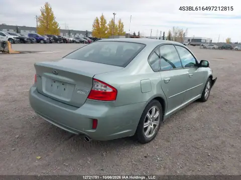 4S3BL616497212815 — 2009 Subaru Legacy, фото 5 с аукциона IAAI 19.10.2026, Передняя часть