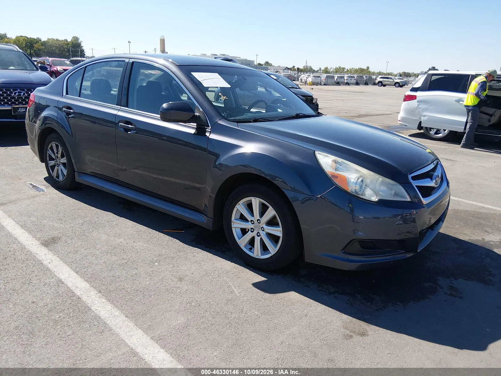 2012 Subaru Legacy 2.5I Premium VIN 4S3BMBB63C3032003 фото 2