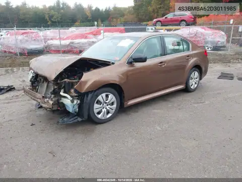 4S3BMBA62D3011985 — 2013 Subaru Legacy, фото 3 с аукциона IAAI, Передняя часть