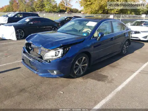 4S3BNBN66G3048971 — 2016 Subaru Legacy, фото 3 с аукциона IAAI, Передняя и задняя части
