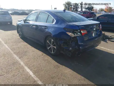 4S3BNBN66G3048971 — 2016 Subaru Legacy, фото 4 с аукциона IAAI, Передняя и задняя части