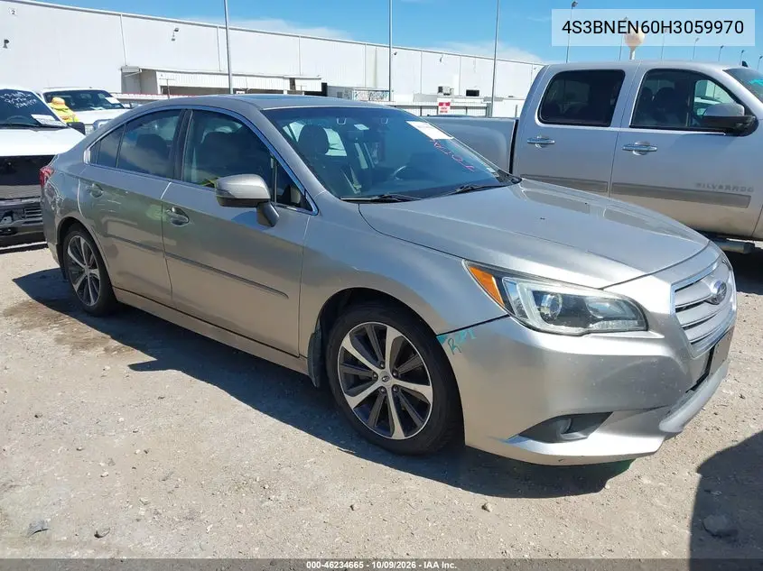 2017 Subaru Legacy 3.6R Limited VIN 4S3BNEN60H3059970 фото 1