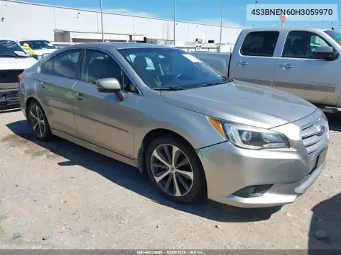 4S3BNEN60H3059970 — 2017 Subaru Legacy, Сзади, фото до ремонта