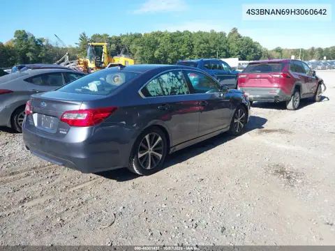 2017 Subaru Legacy 2.5I Limited VIN 4S3BNAN69H3060642 фото 5