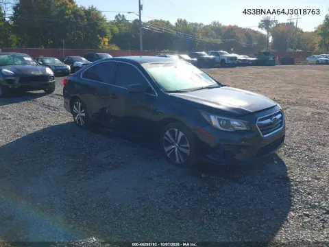 4S3BNAA64J3018763 — 2018 Subaru Legacy, Левая / Правая сторона, фото до ремонта