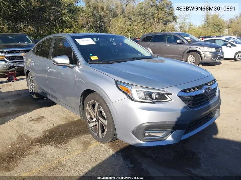 2021 Subaru Legacy Limited Xt VIN 4S3BWGN68M3010891 фото 2