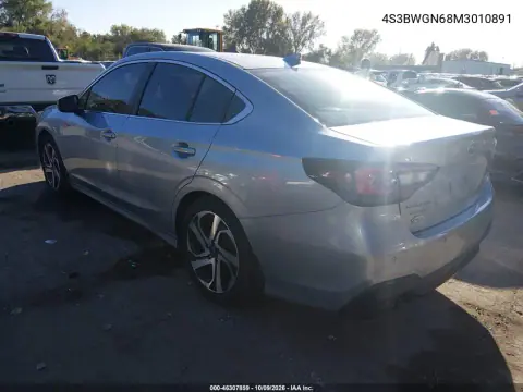 2021 Subaru Legacy Limited Xt VIN 4S3BWGN68M3010891 фото 4