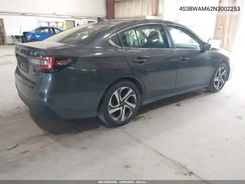 2022 Subaru Legacy Limited VIN 4S3BWAM62N3002253 фото 5