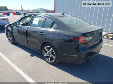 4S3BWGN68N3026008 — 2022 Subaru Legacy, фото 4 с аукциона IAAI, Передняя часть