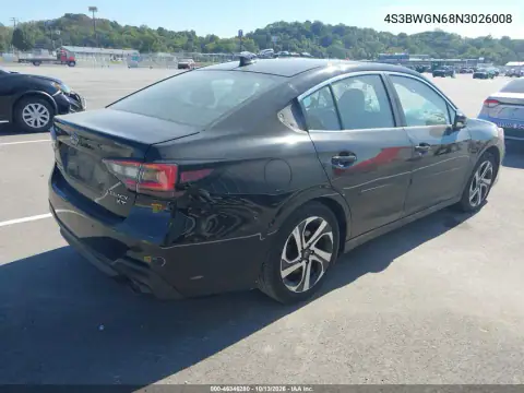 4S3BWGN68N3026008 — 2022 Subaru Legacy, фото 5 с аукциона IAAI, Передняя часть