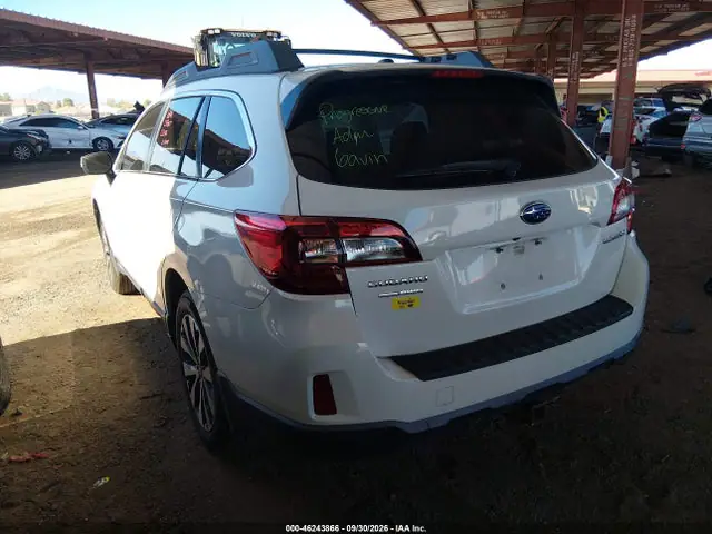 4S4BSBNC7F3274574 — 2015 Subaru Outback 2.5I Limited, фото 3 с аукциона IAAI 13.10.2026, Передняя часть