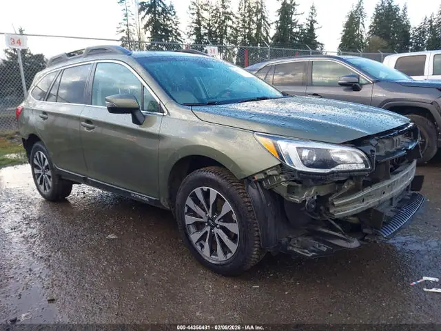 4S4BSANC4H3208237 — 2017 Subaru Outback 2.5I Limited, Правый бок (Right Side), фото до ремонта