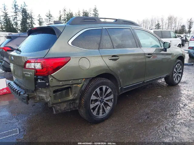 4S4BSANC4H3208237 — 2017 Subaru Outback 2.5I Limited, фото 4 с аукциона IAAI 14.10.2026, Правый бок