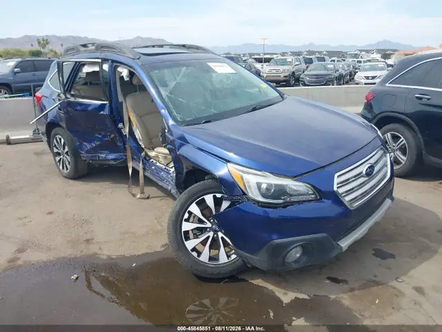 4S4BSANC2H3342745 — 2017 Subaru Outback 2.5I Limited, Правый бок (Right Side), фото до ремонта