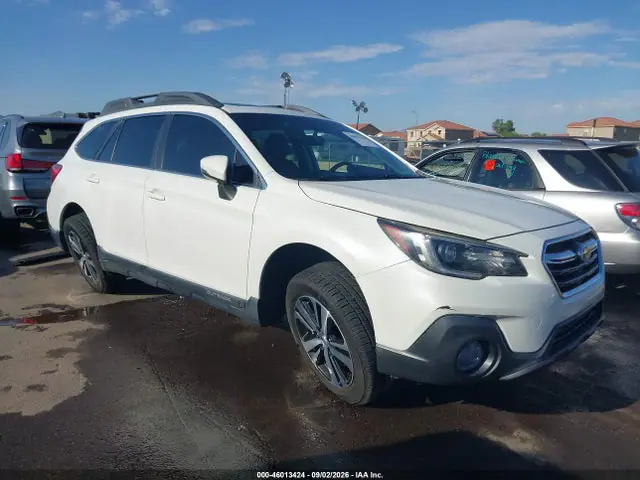 4S4BSANC7K3277141 — 2019 Subaru Outback 2.5I Limited, Задняя часть слева (Left Rear), фото до ремонта