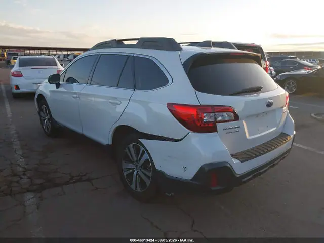 4S4BSANC7K3277141 — 2019 Subaru Outback 2.5I Limited, фото 3 с аукциона IAAI 13.10.2026, Задняя часть слева