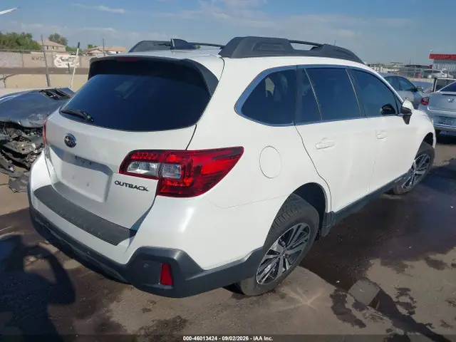 4S4BSANC7K3277141 — 2019 Subaru Outback 2.5I Limited, фото 4 с аукциона IAAI 13.10.2026, Задняя часть слева