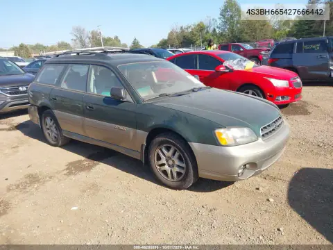 2002 Subaru Outback VIN 4S3BH665427666442 фото 2