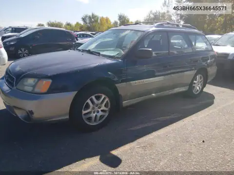 4S3BH665X36645571 — 2003 Subaru Outback, фото 3 с аукциона IAAI, Естественный износ