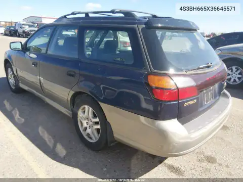 4S3BH665X36645571 — 2003 Subaru Outback, фото 4 с аукциона IAAI, Естественный износ