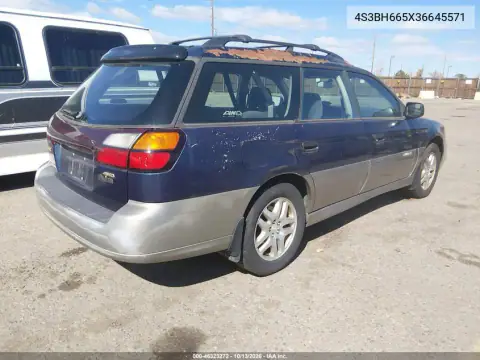 4S3BH665X36645571 — 2003 Subaru Outback, фото 5 с аукциона IAAI, Естественный износ