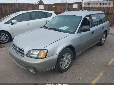 4S3BH675936633023 — 2003 Subaru Outback, фото 3 с аукциона IAAI, Задняя часть