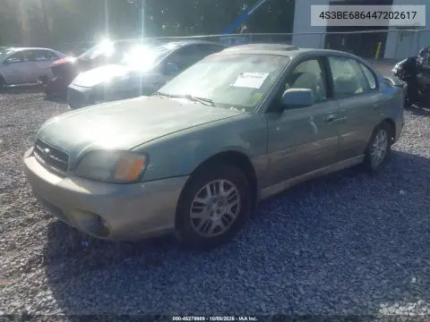 2004 Subaru Outback Limited VIN 4S3BE686447202617 фото 2