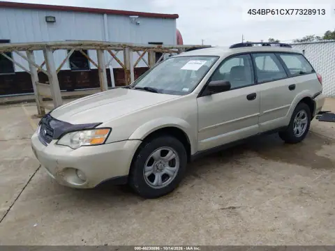 4S4BP61CX77328913 — 2007 Subaru Outback, фото 3 с аукциона IAAI, Задняя часть слева