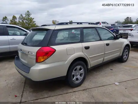 4S4BP61CX77328913 — 2007 Subaru Outback, фото 5 с аукциона IAAI, Задняя часть слева