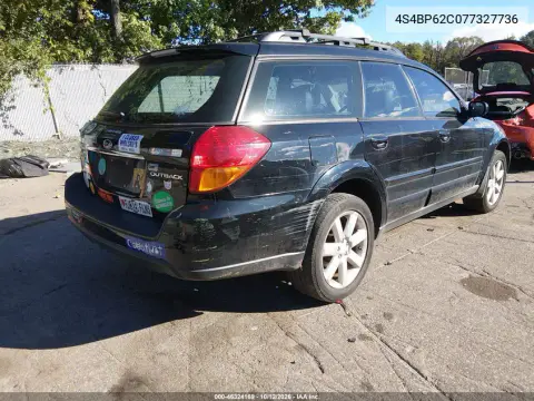 2007 Subaru Outback 2.5I Limited VIN 4S4BP62C077327736 фото 4