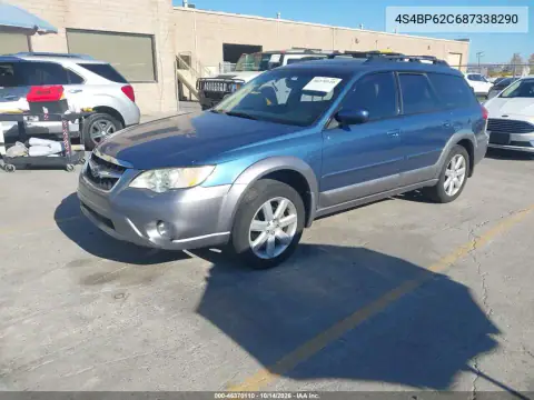 4S4BP62C687338290 — 2008 Subaru Outback, фото 3 с аукциона IAAI, Правый бок