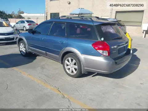 4S4BP62C687338290 — 2008 Subaru Outback, фото 4 с аукциона IAAI, Правый бок