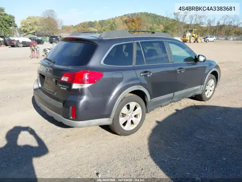 2010 Subaru Outback 2.5I Limited VIN 4S4BRBKC4A3383681 фото 5