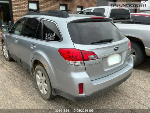 2012 Subaru Outback 3.6R Limited VIN 4S4BRJMC3C2202991 фото 3