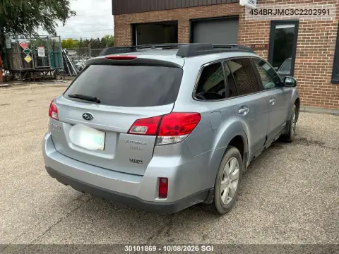 2012 Subaru Outback 3.6R Limited VIN 4S4BRJMC3C2202991 фото 4