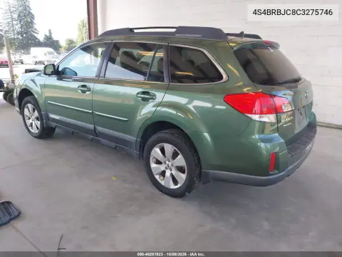 2012 Subaru Outback 2.5I Limited VIN 4S4BRBJC8C3275746 фото 4