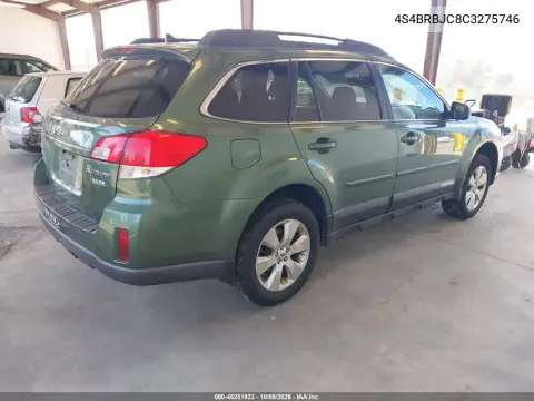 2012 Subaru Outback 2.5I Limited VIN 4S4BRBJC8C3275746 фото 5