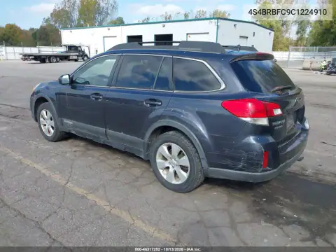 4S4BRBFC9C1224910 — 2012 Subaru Outback, фото 3 с аукциона IAAI, Естественный износ