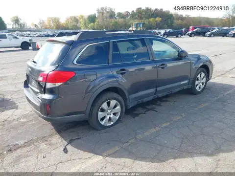 4S4BRBFC9C1224910 — 2012 Subaru Outback, фото 4 с аукциона IAAI, Естественный износ