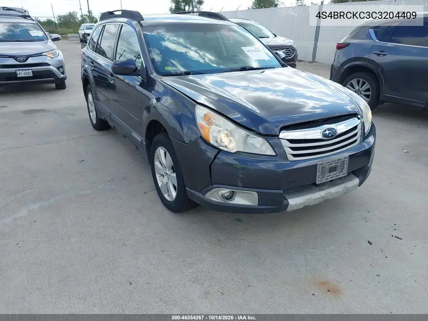 4S4BRCKC3C3204409 — 2012 Subaru Outback, фото 2 с аукциона IAAI, Естественный износ