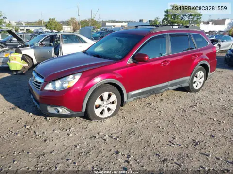 2012 Subaru Outback 2.5I Limited VIN 4S4BRBKC8C3281559 фото 2