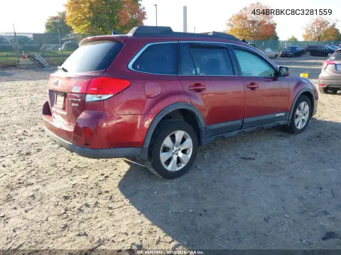 2012 Subaru Outback 2.5I Limited VIN 4S4BRBKC8C3281559 фото 4