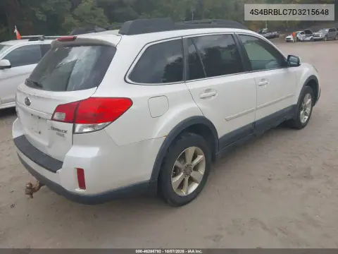 2013 Subaru Outback 2.5I Limited VIN 4S4BRBLC7D3215648 фото 5