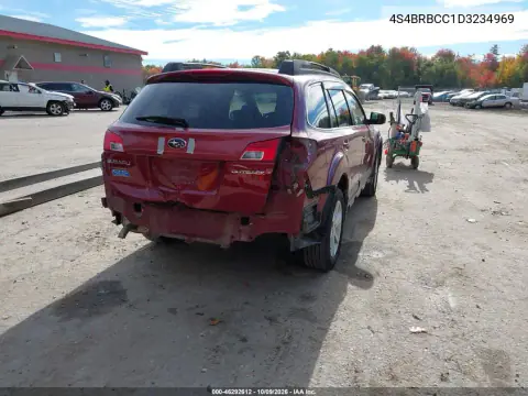 2013 Subaru Outback 2.5I Premium VIN 4S4BRBCC1D3234969 фото 5