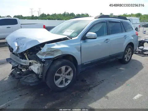 2013 Subaru Outback 2.5I Premium VIN 4S4BRBCC0D3256316 фото 2