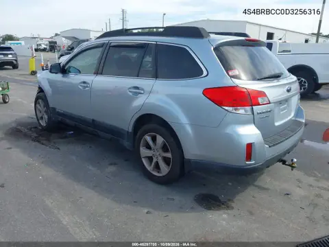 2013 Subaru Outback 2.5I Premium VIN 4S4BRBCC0D3256316 фото 3