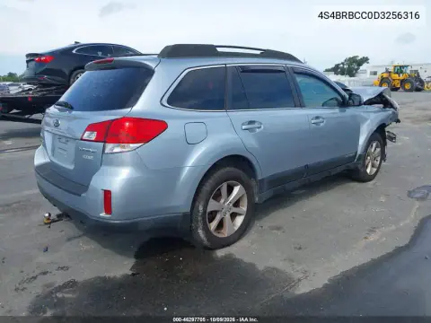 2013 Subaru Outback 2.5I Premium VIN 4S4BRBCC0D3256316 фото 4