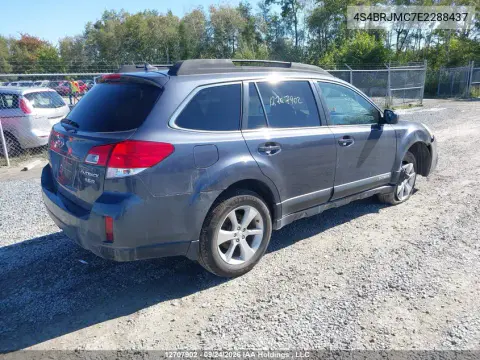 2014 Subaru Outback 3.6R Limited VIN 4S4BRJMC7E2288437 фото 5