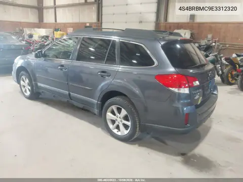 2014 Subaru Outback 2.5I Limited VIN 4S4BRBMC9E3312320 фото 4